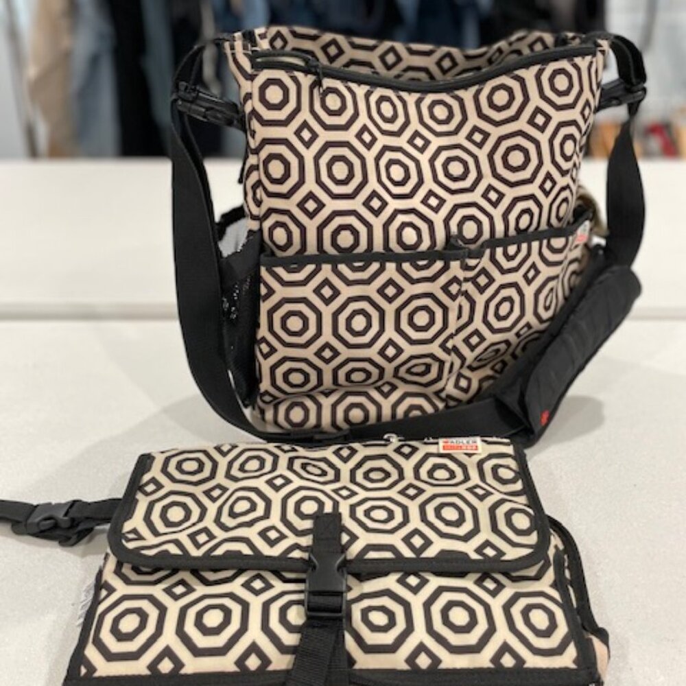 Jonathon Adler Skip Hop Diaper Bag w/Changing Pad